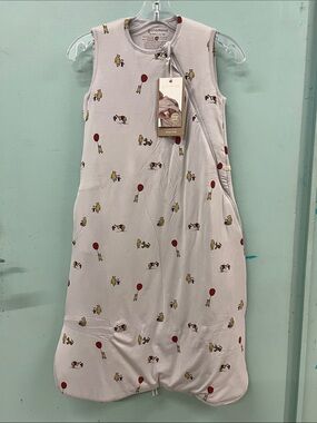 Goumimono Sleeveless Pink Balloon-Print Kids Sleep Sack